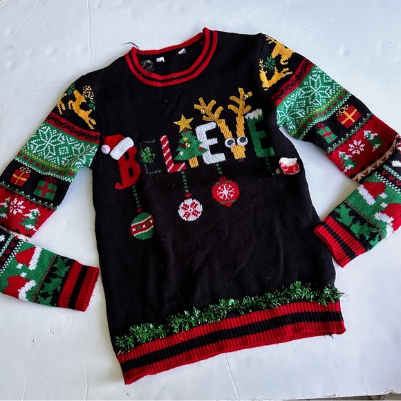 No Boundaries Ugly Christmas Sweater - Picture 2 of 8